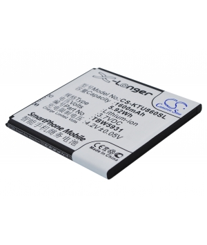 3.7V 1.6Ah Li-ion battery for K-Touch E616