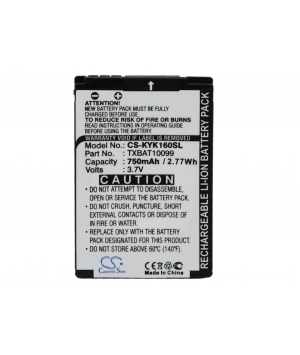 Batteria 3.7V 0.75Ah Li-ion per Kyocera Candid KX16