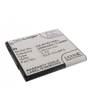 3.7V 2.05Ah Li-ion battery for Kyocera E6710