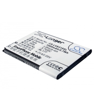 Batteria 3.7V 1Ah Li-ion per LENOVO A518