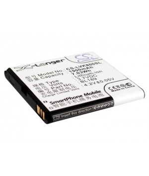 Batteria 3.7V 1.9Ah Li-ion per LENOVO K800
