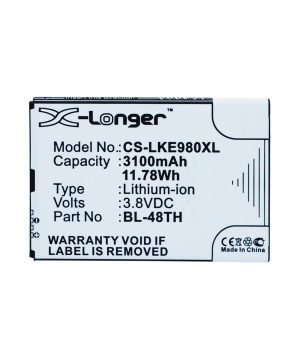 Batteria 3.8V 3.1Ah Li-ion per LG E940