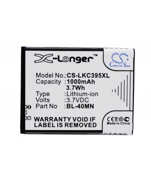 Batteria 3.7V 1Ah Li-ion per LG C395