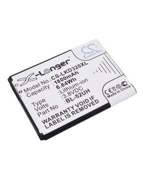 Batteria 3.8V 1.8Ah Li-ion per LG D280N