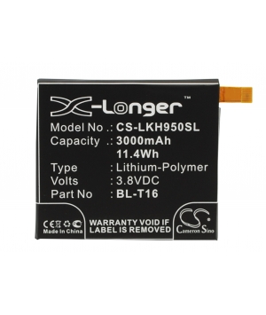 Batteria 3.8V 3Ah LiPo per LG G Flex 2
