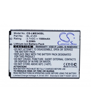 Batteria 3.7V 1.5Ah Li-ion per LG C40 Power
