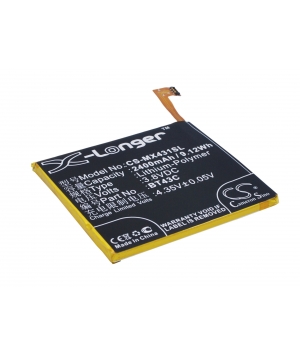 3.8V 2.4Ah LiPo battery for MeiZu M2