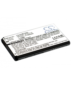 3.7V 0.7Ah Li-ion battery for MetroPCS HWM570