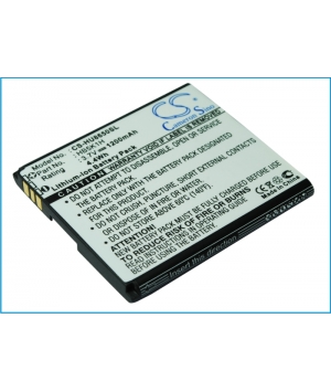 3.7V 1.2Ah Li-ion battery for MetroPCS Ascend II