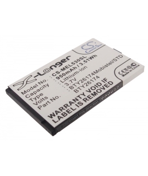 3.7V 0.95Ah Li-ion battery for Mobistel EL530