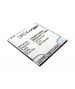 Batterie 3.7V 2Ah Li-ion pour Mobistel Cynus T2