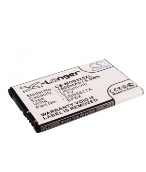 3.7V 1.5Ah Li-ion battery for Motorola Bravo