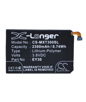 3.8V 2.3Ah LiPo batteria per Motorola Moto X 2nd 2nd 2015