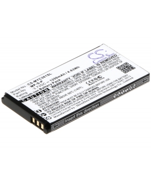 3.7V 1.25Ah Li-ion battery for Myphone 3010 Classic