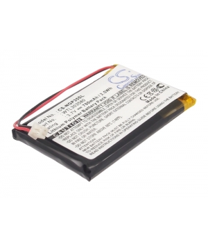 3.7V 0.7Ah LiPo battery for NavGear GT35