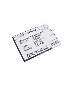 3.8V 2Ah LiPo battery for NAVON Mizu D502