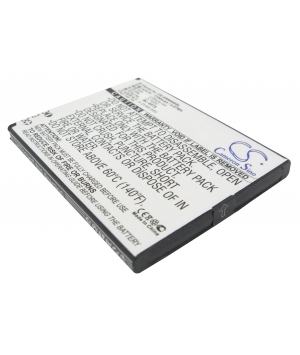 Batteria 3.7V 1.1Ah Li-ion per NGM Wemove Legende