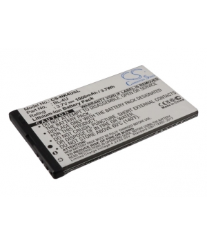 Batterie 3.7V 1Ah Li-ion BL-4U pour Nokia 3120 Classic