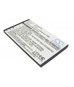 Batterie 3.7V 0.75Ah Li-ion pour Nokia 8800E