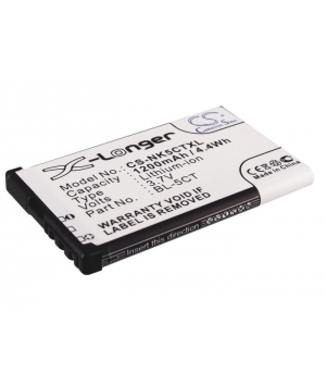 Batterie 3.7V 1.2Ah Li-ion pour Nokia 5220