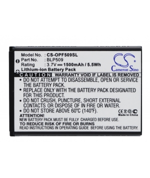 Batteria 3.7V 1.5Ah Li-ion per OPPO F29