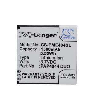 Batteria 3.7V 1.5Ah Li-ion per Prestigio MultiPhone 4044 Duo