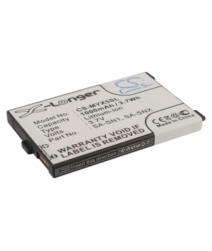 3.7V 1Ah Li-ion battery for Sagem MYX3