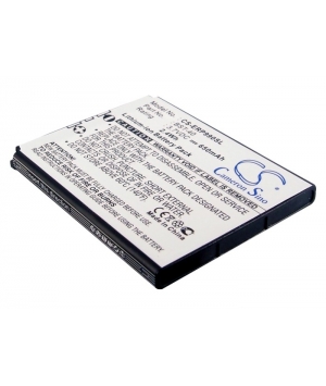 3.7V 0.65Ah Li-ion battery for Sony Ericsson P1