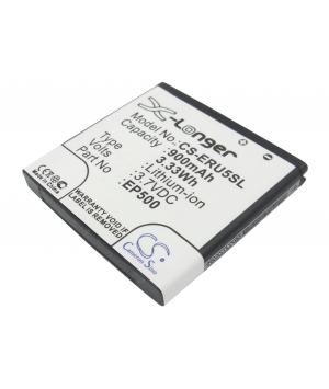 3.7V 0.9Ah Li-ion battery for Sony Ericsson E15