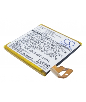 Batería 3.7V 1.78Ah Li-Polymer para Sony Ericsson LT30a