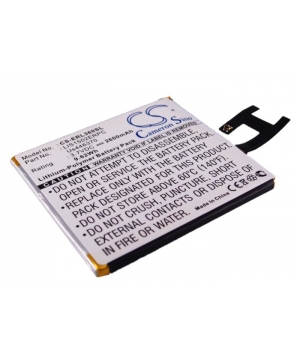 3.7V 2.6Ah Li-Polymer battery for Sony Ericsson C2304