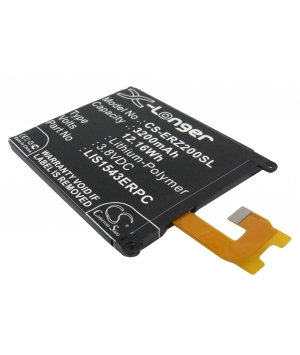 3.8V 3.2Ah Li-Polymer battery for Sony Ericsson D6502