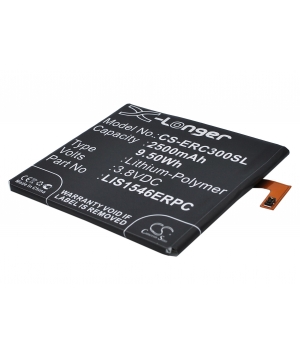 Batterie 3.8V 2.5Ah Li-Po pour Sony Ericsson D2502 (LIS1546ERPC)