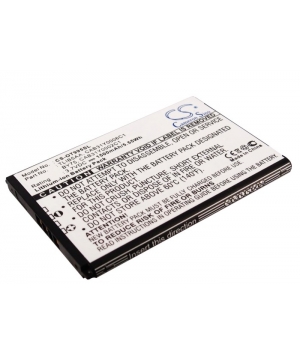 3.7V 1.5Ah Li-ion battery for TCL A860 3.7V 1.5Ah Li-ion battery for TCL A860