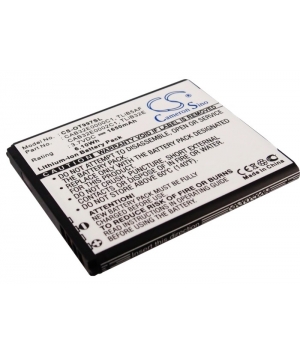3.7V 1.65Ah Li-ion battery for TCL J160