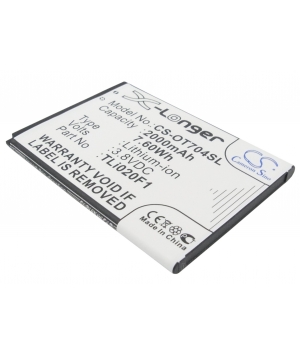 3.8V 2Ah Li-ion battery for TCL J720