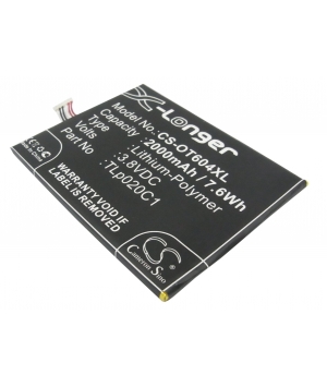 3.8V 2Ah LiPo battery for TCL S950