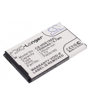 3.7V 1.55Ah Li-ion battery for T-Mobile G2 Touch