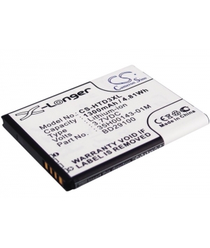 3.7V 1.3Ah Li-ion battery for T-Mobile HD7