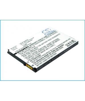 3.7V 1.4Ah Li-ion battery for Verizon ADR8995