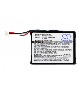Batterie 3.7V 0.45Ah Li-ion pour Apple iPOD Mini 4GB (EC003)
