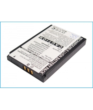 3.7V 1Ah Li-ion battery for Creative Jukbeox Zen NX