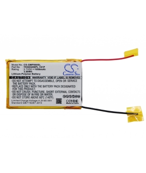 Batterie 3.7V 1.05Ah LiPo pour Grundig MPixx 8800