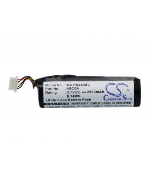 3.7V 2.2Ah Li-ion battery for Philips PMC7230