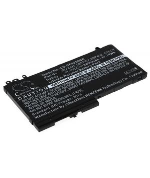 Batterie 11.1V 3.4Ah LiPo pour DELL Latitude 12 5000 (RYXXH)