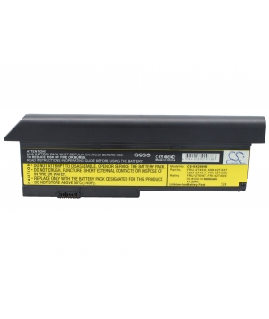 Batteria 10.8V 6.6Ah Li-ion per IBM ThinkPad Elite X200