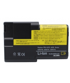 10.8V 4.4Ah Li-ion batterie für IBM Thinkpad A21e