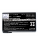 Batterie 14.8V 4.4Ah Li-ion pour Panasonic 