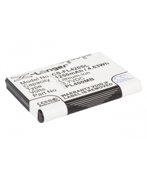 3.7V 1.25Ah Li-ion batterie für Fujitsu Loox 400