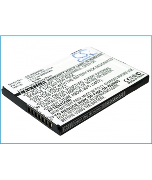 Batterie 3.7V 2.2Ah Li-ion pour HP iPAQ 200, 210, 211, 212, 214, 216